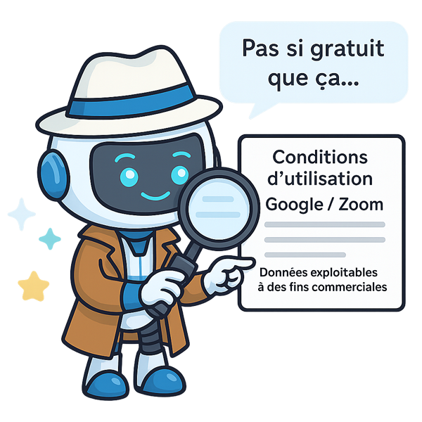 Mélia examine les conditions générales