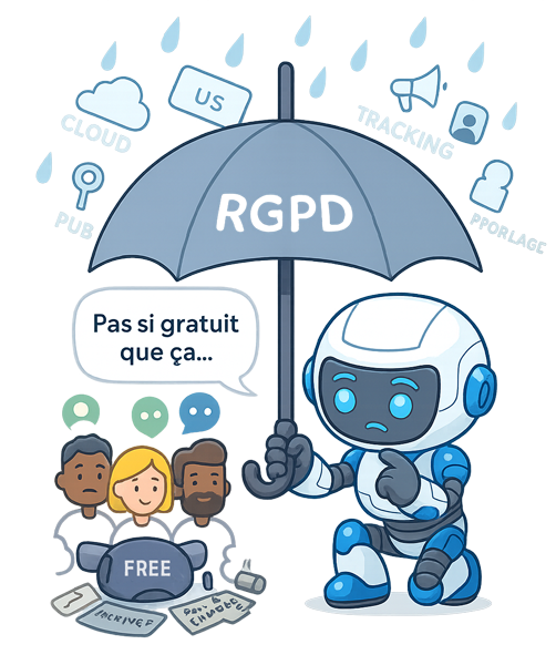 Mélia protège ses utilisateurs sous un parapluie RGPD